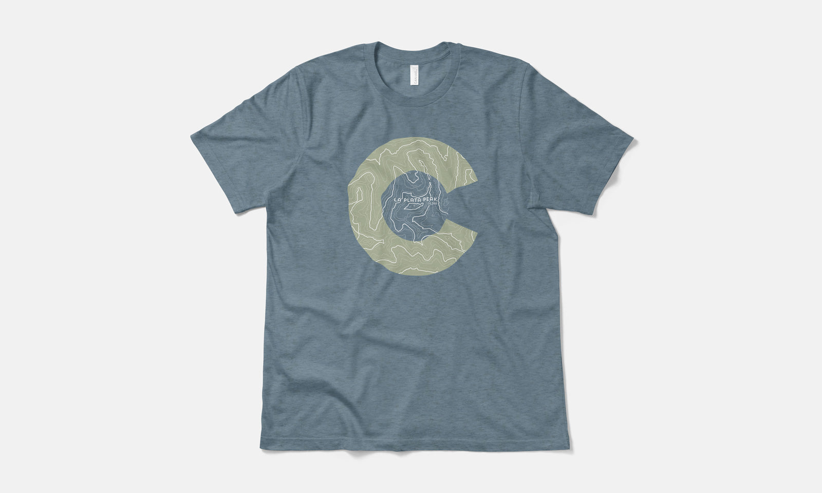 La Plata Peak Topo 14er Shirt