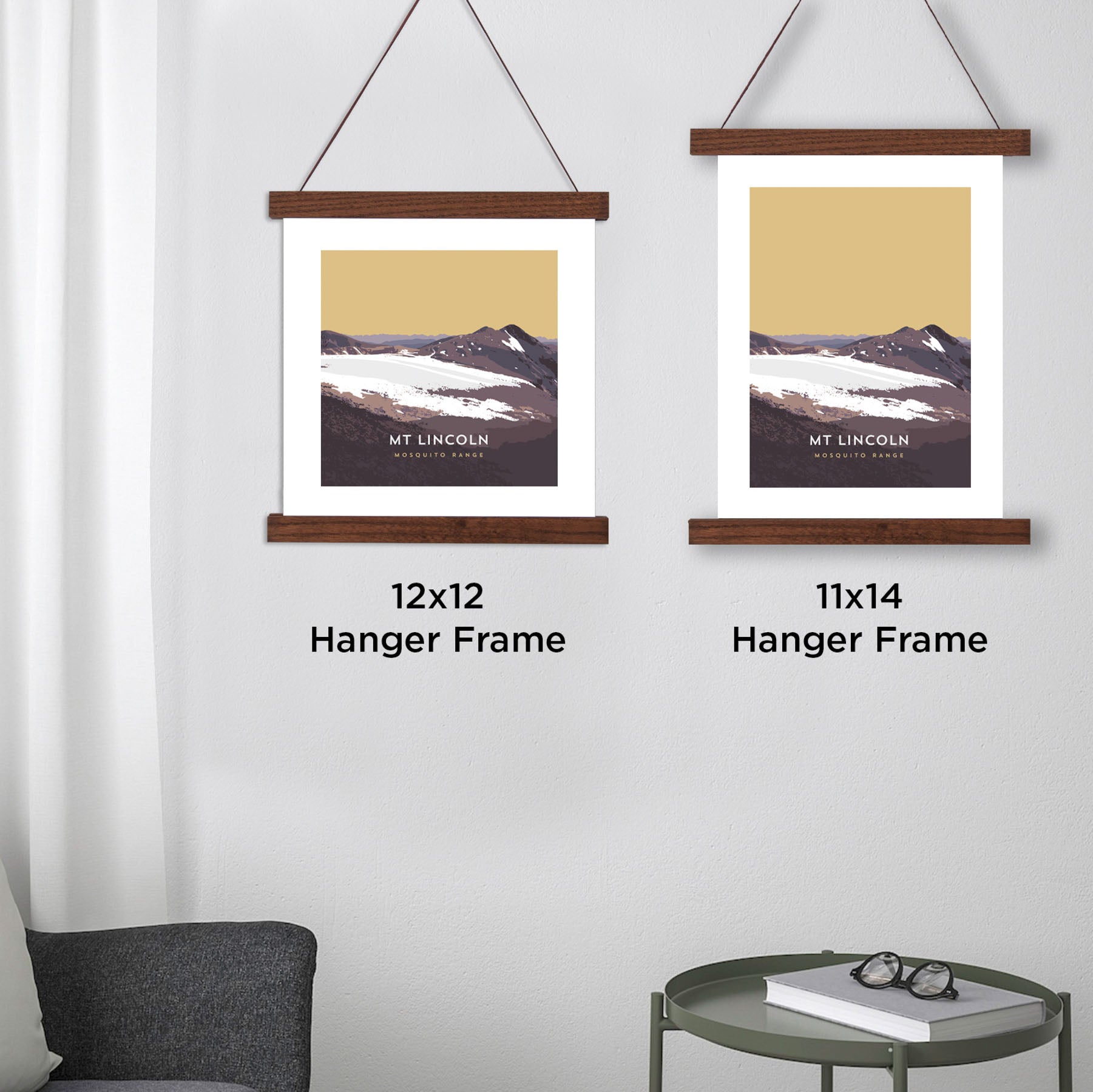 Mount Lincoln Colorado 14er Hanger Frame Poster
