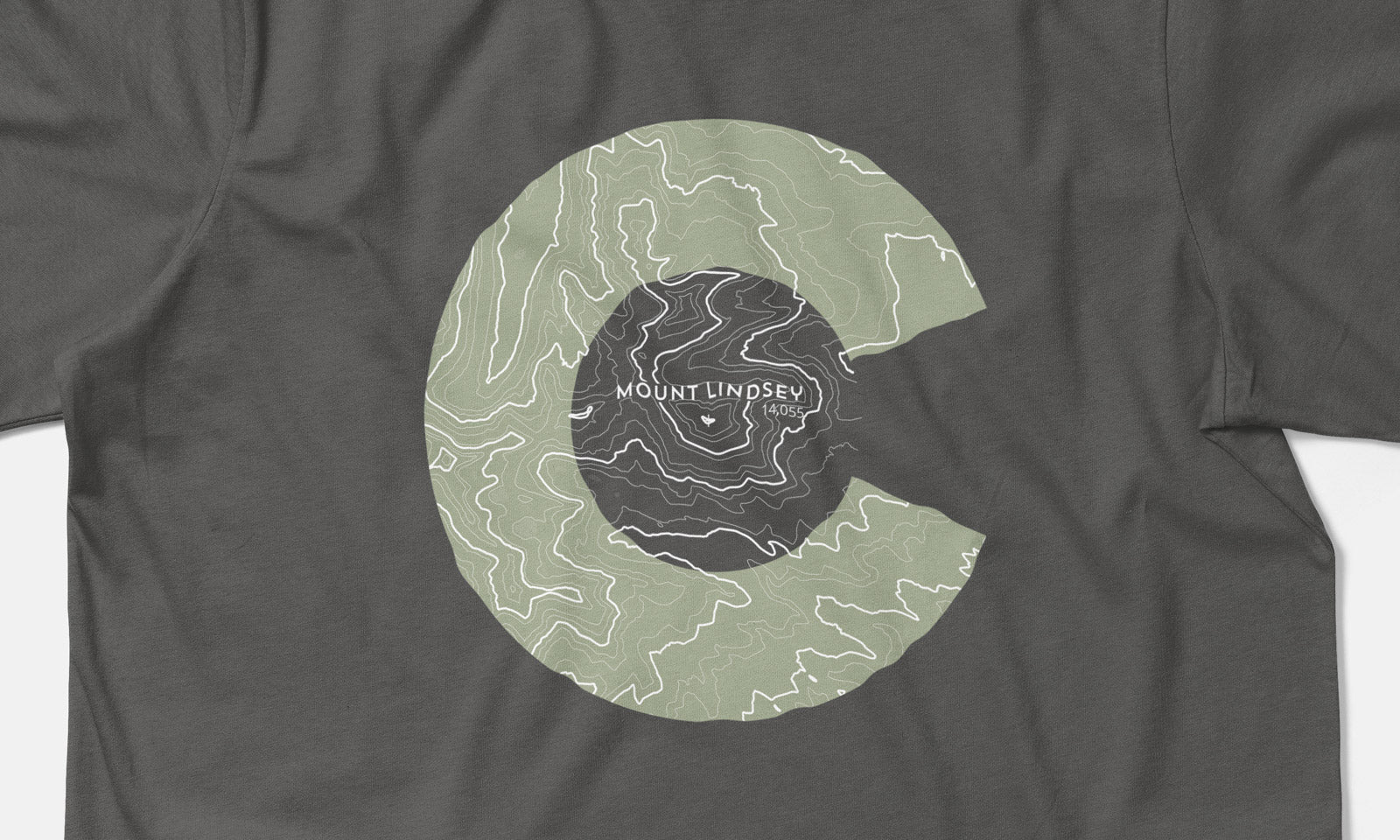 Mount Lindsey Topo 14er Shirt