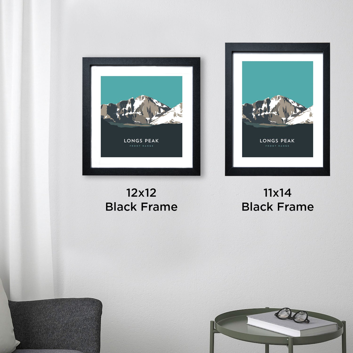 Longs Peak Colorado 14er Framed Poster