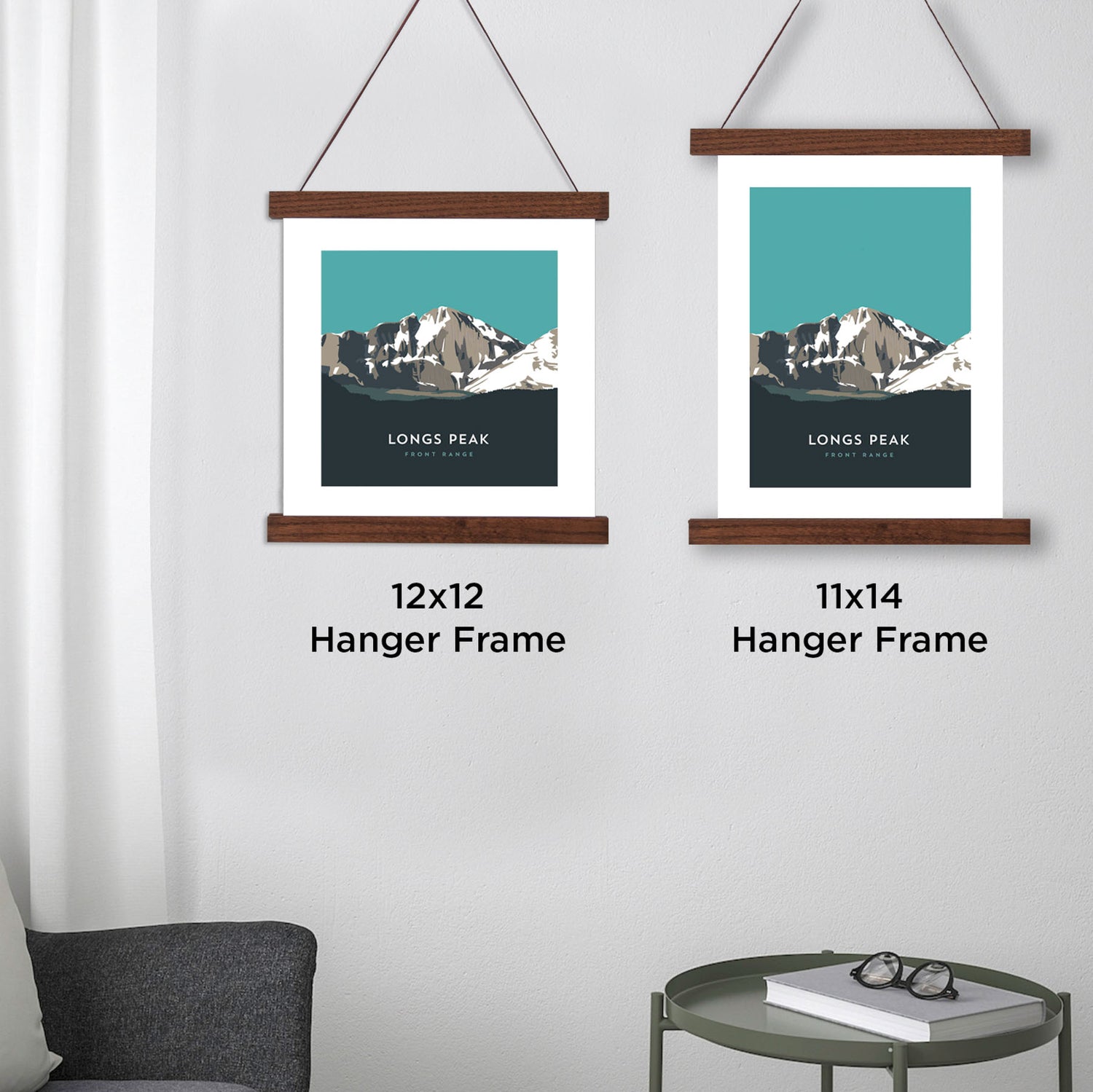 Longs Peak Colorado 14er Hanger Frame Poster