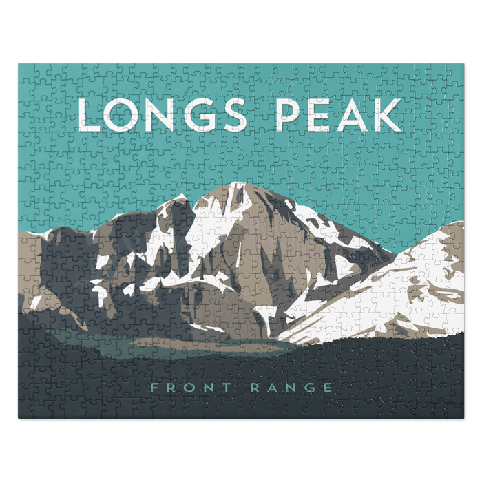 Longs Peak Colorado 14er Mountain Jigsaw Puzzle