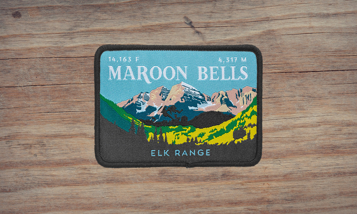 Maroon Bells Colorado 14er Patch