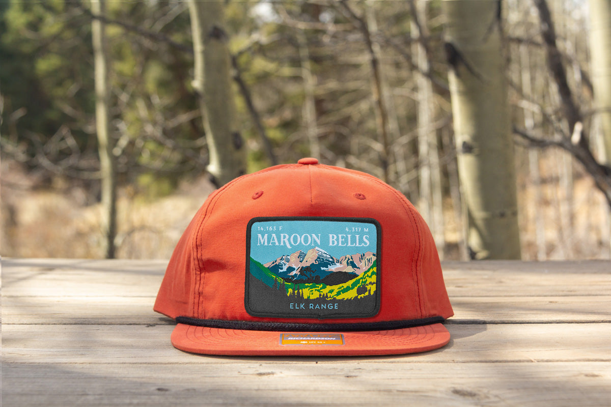 Maroon Bells Colorado 14er Rope Hat