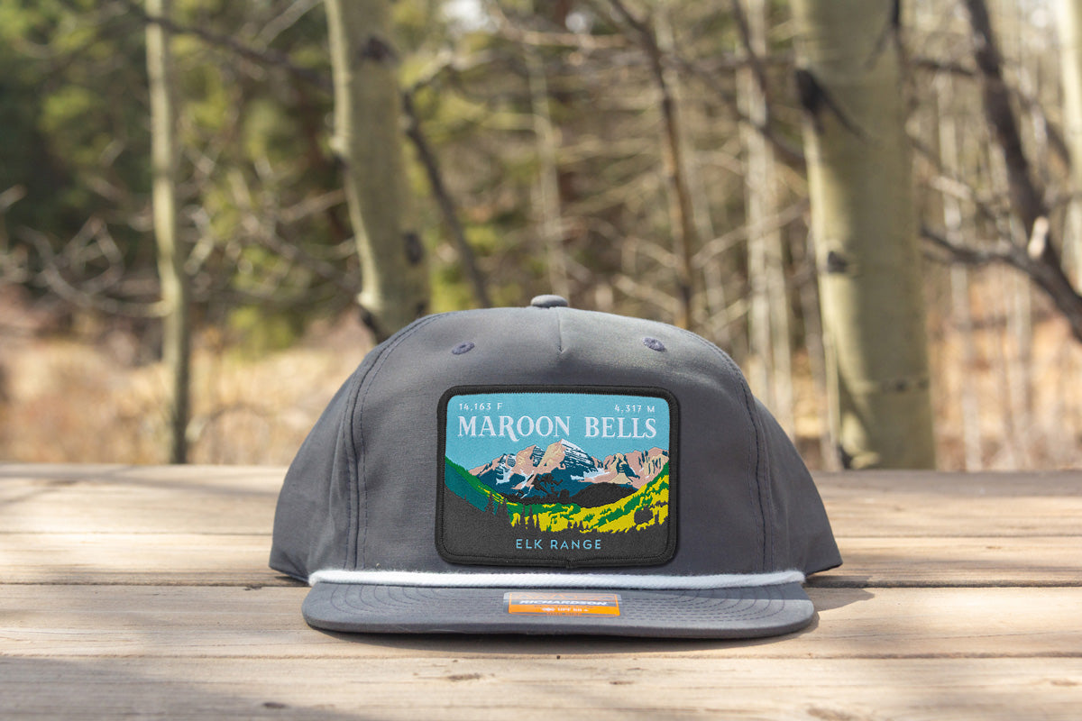 Maroon Bells Colorado 14er Rope Hat