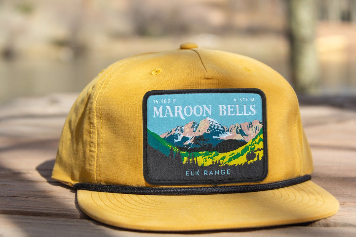 Maroon Bells Colorado 14er Rope Hat
