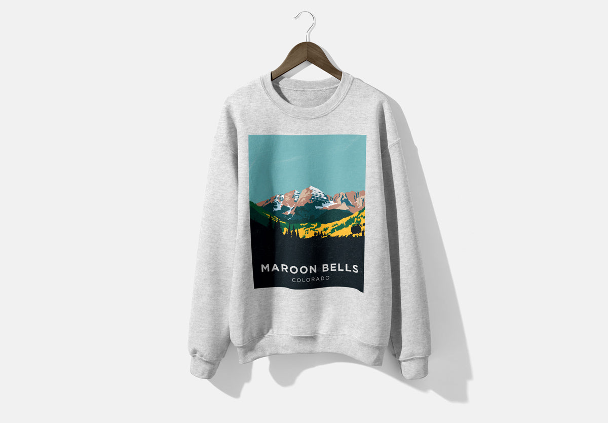 Maroon Bells Colorado 14er Sweatshirt