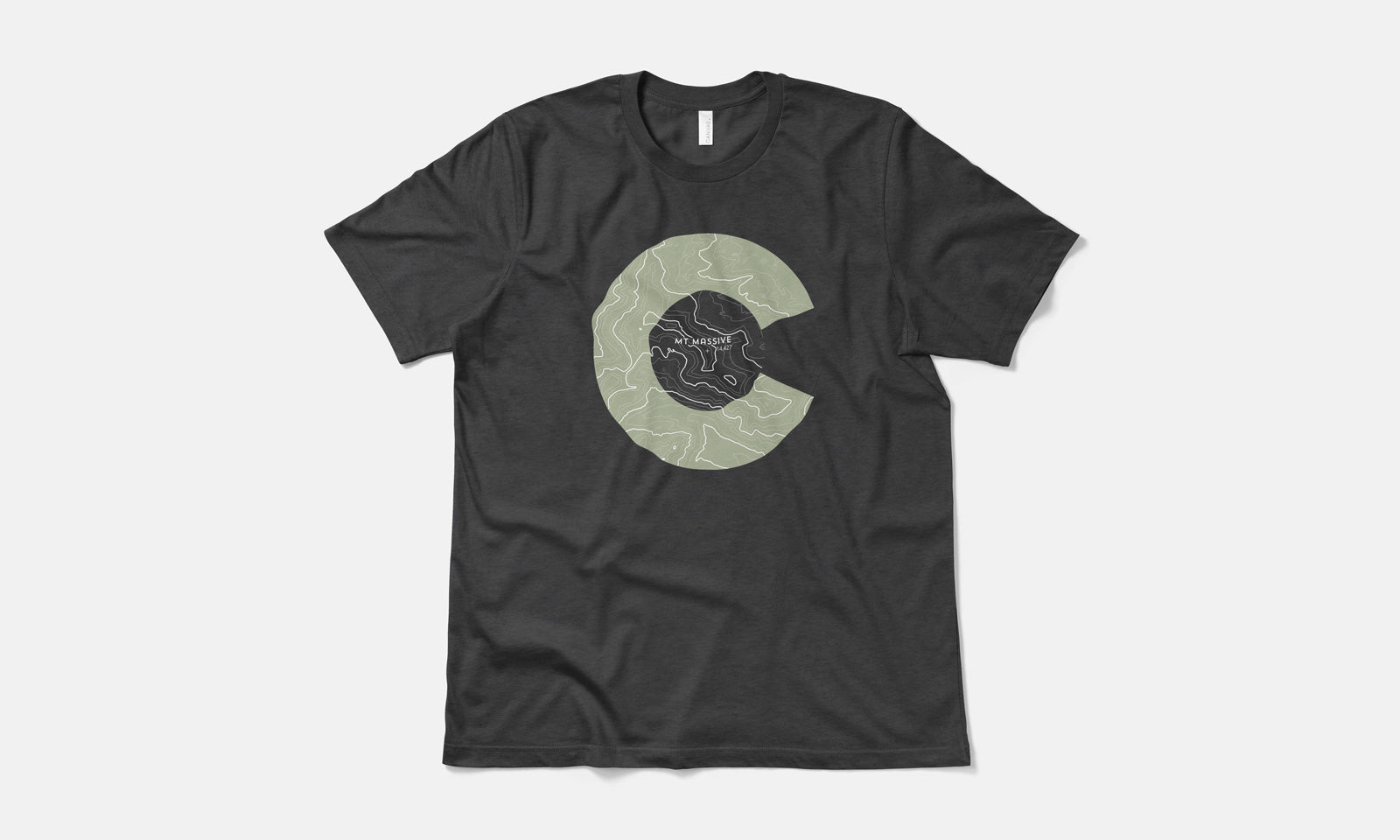 Mount Massive Topo 14er Shirt