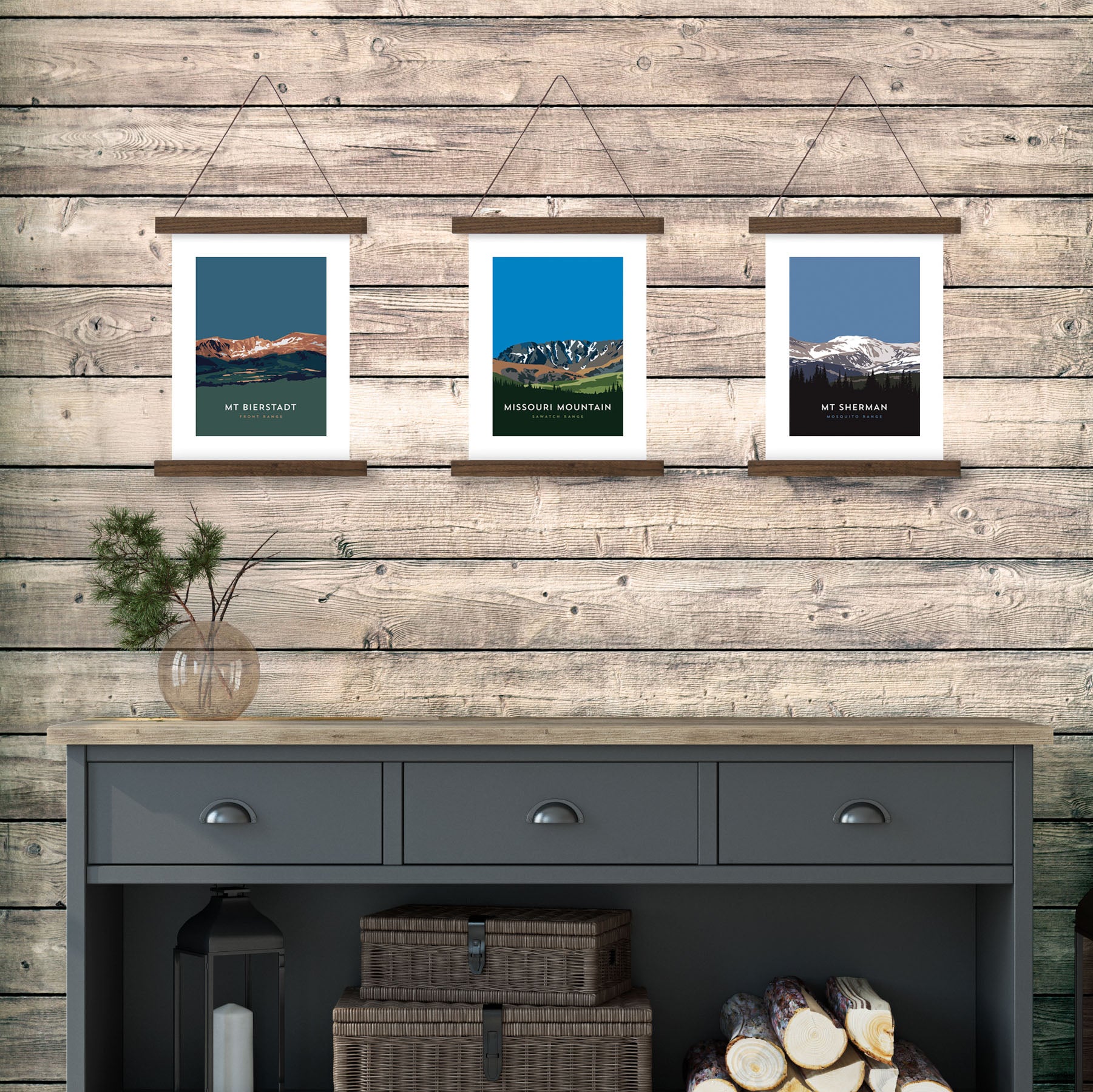 Missouri Mountain Colorado 14er Hanger Frame Poster