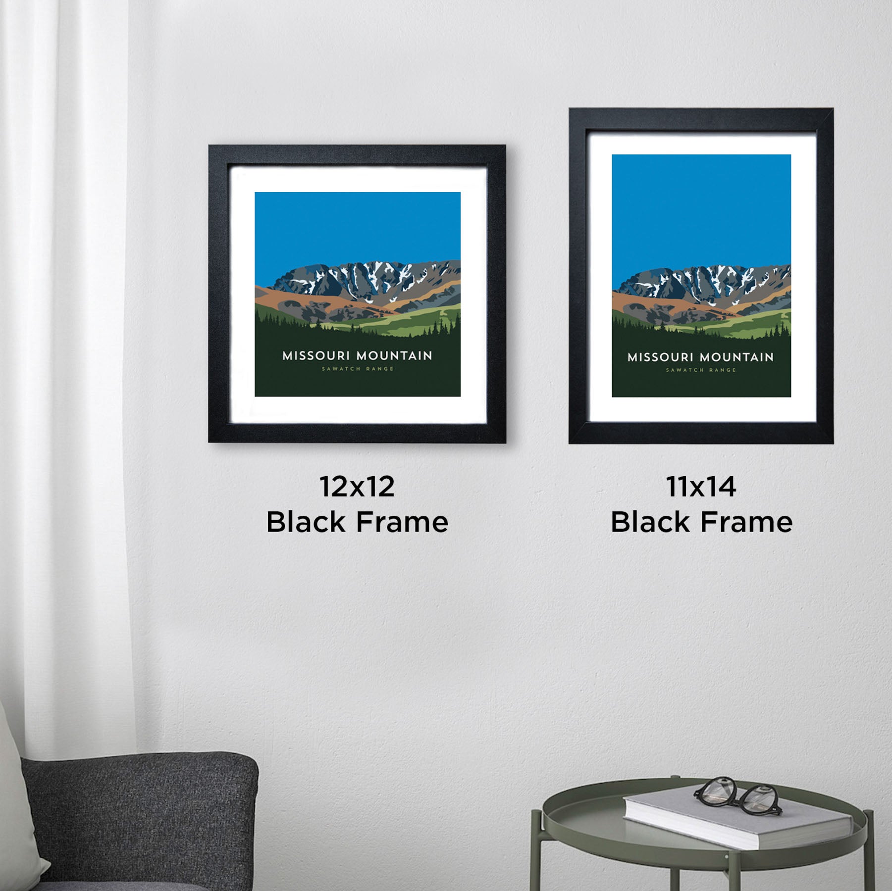 Missouri Mountain Colorado 14er Framed Poster