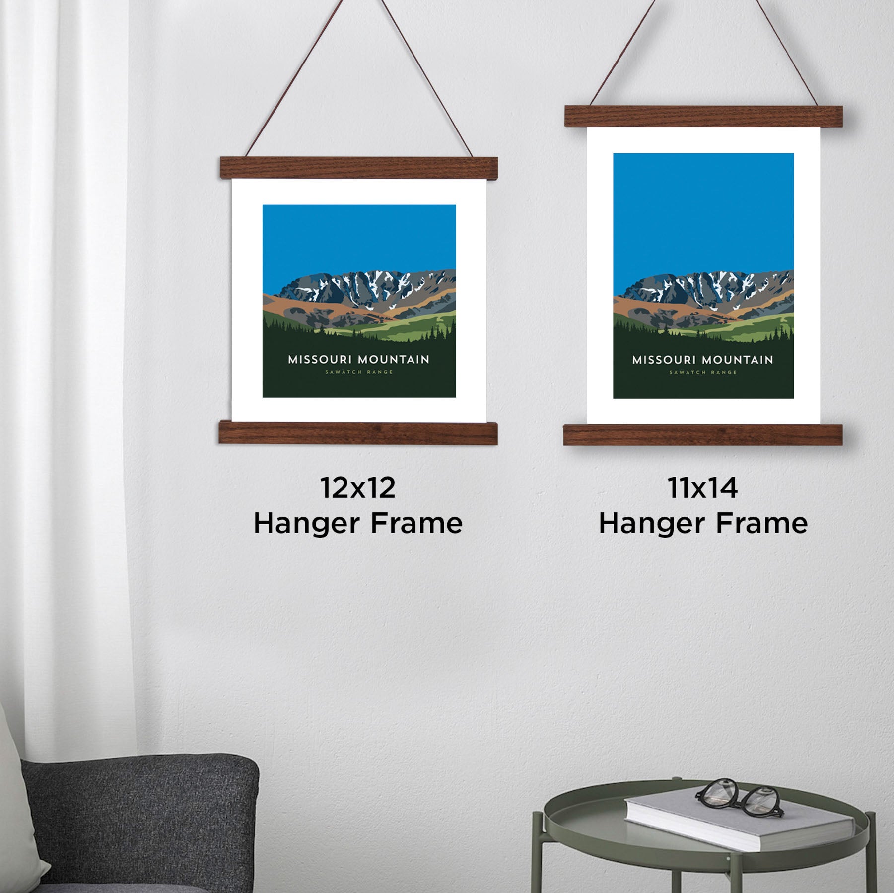 Missouri Mountain Colorado 14er Hanger Frame Poster