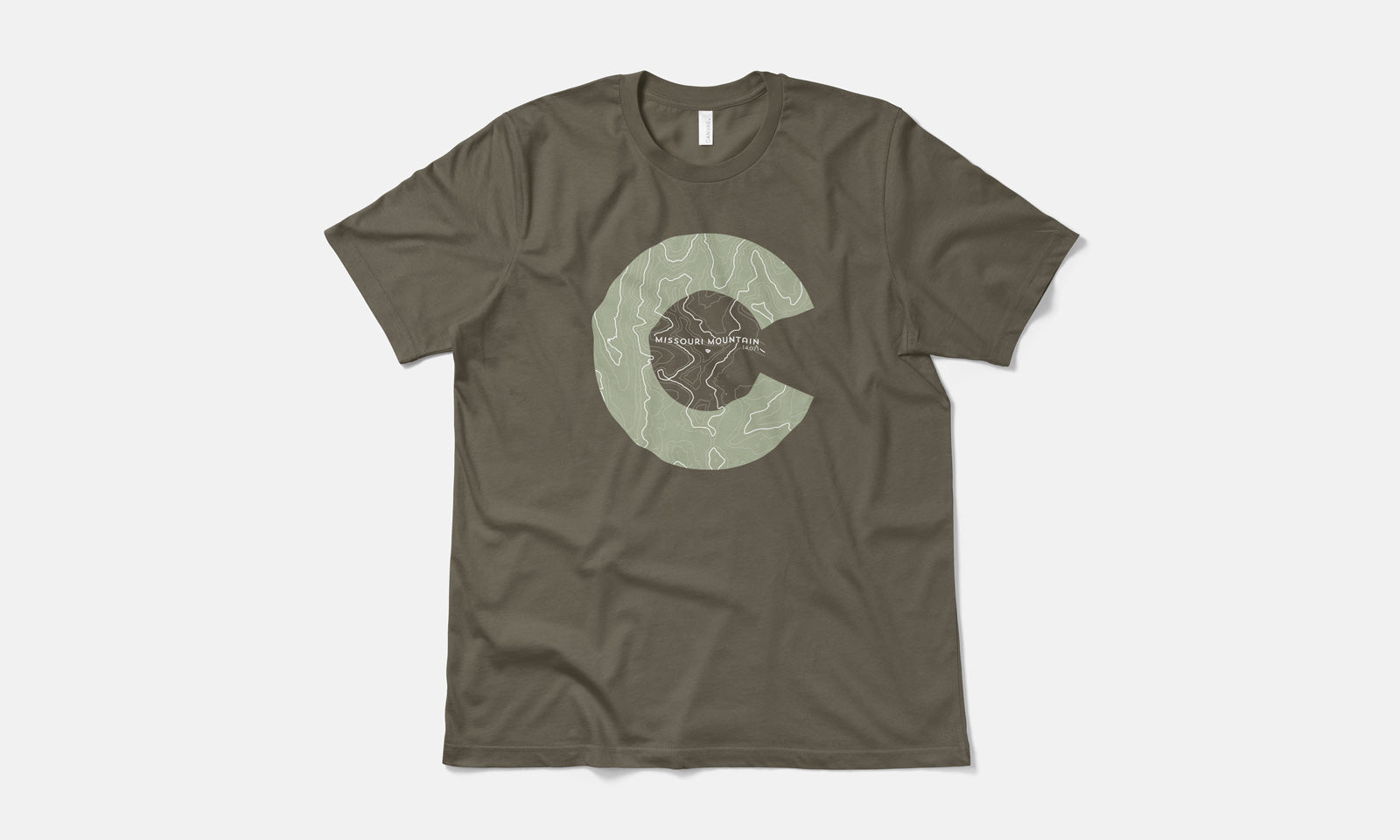 Missouri Mountain Topo 14er Shirt