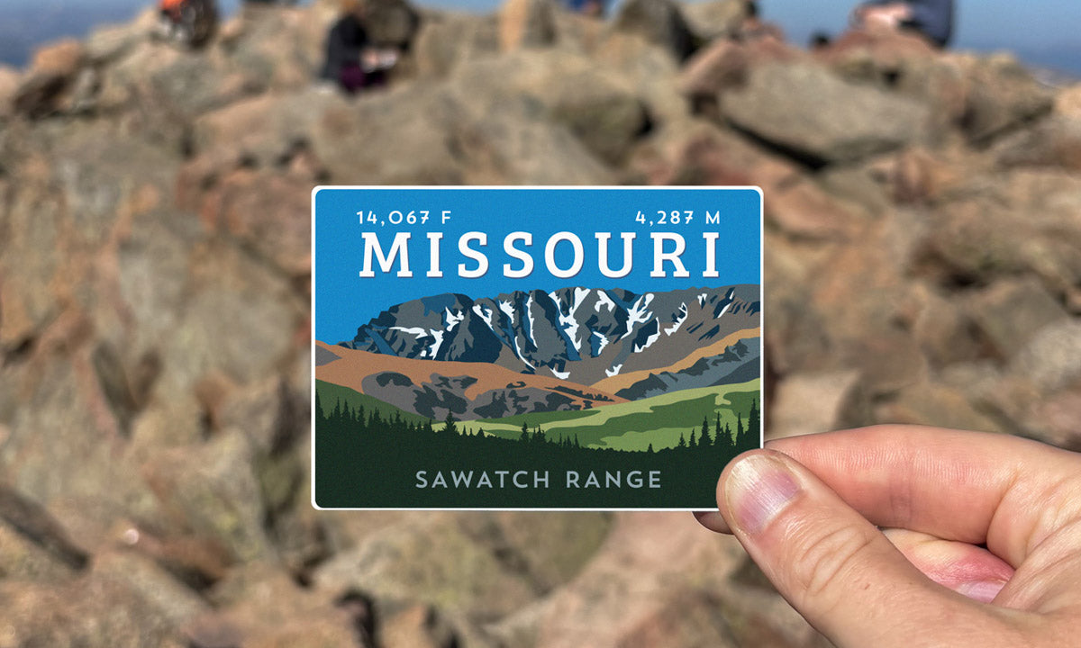 Missouri Mountain Colorado 14er Sticker