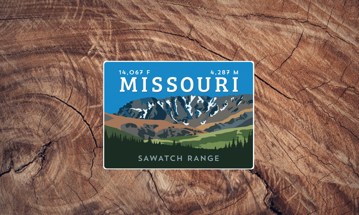 Missouri Mountain Colorado 14er Sticker