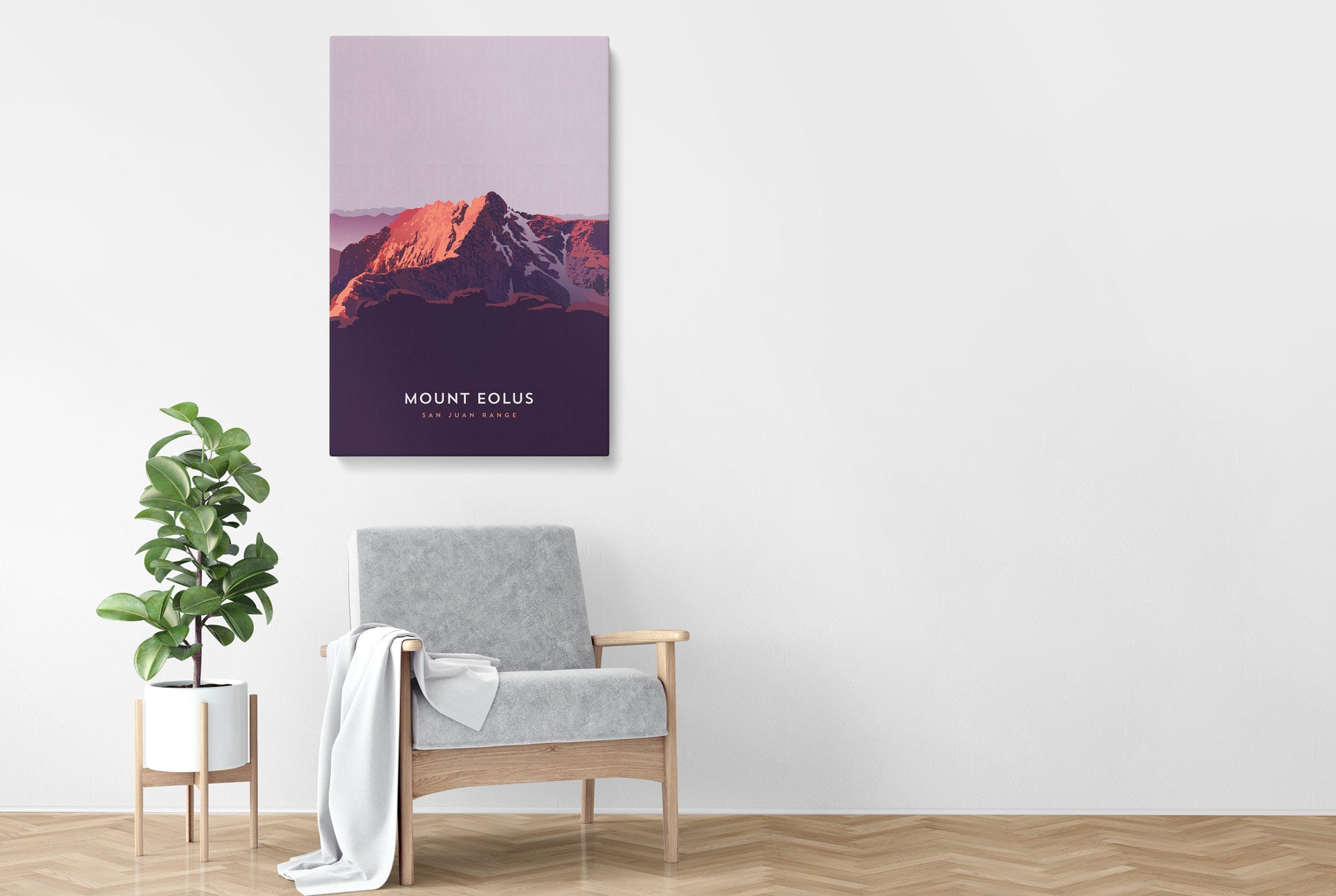 Mount Eolus Colorado 14er Canvas Print