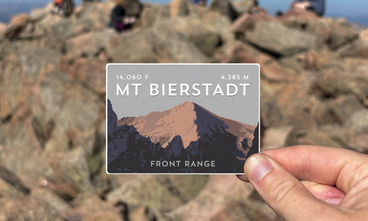 Mount Bierstadt Colorado 14er Sticker
