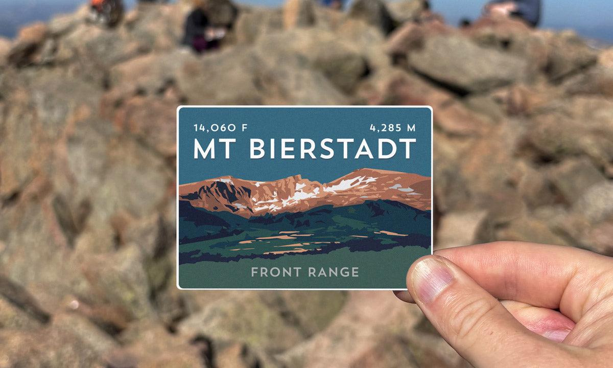Mount Bierstadt Colorado 14er Sticker