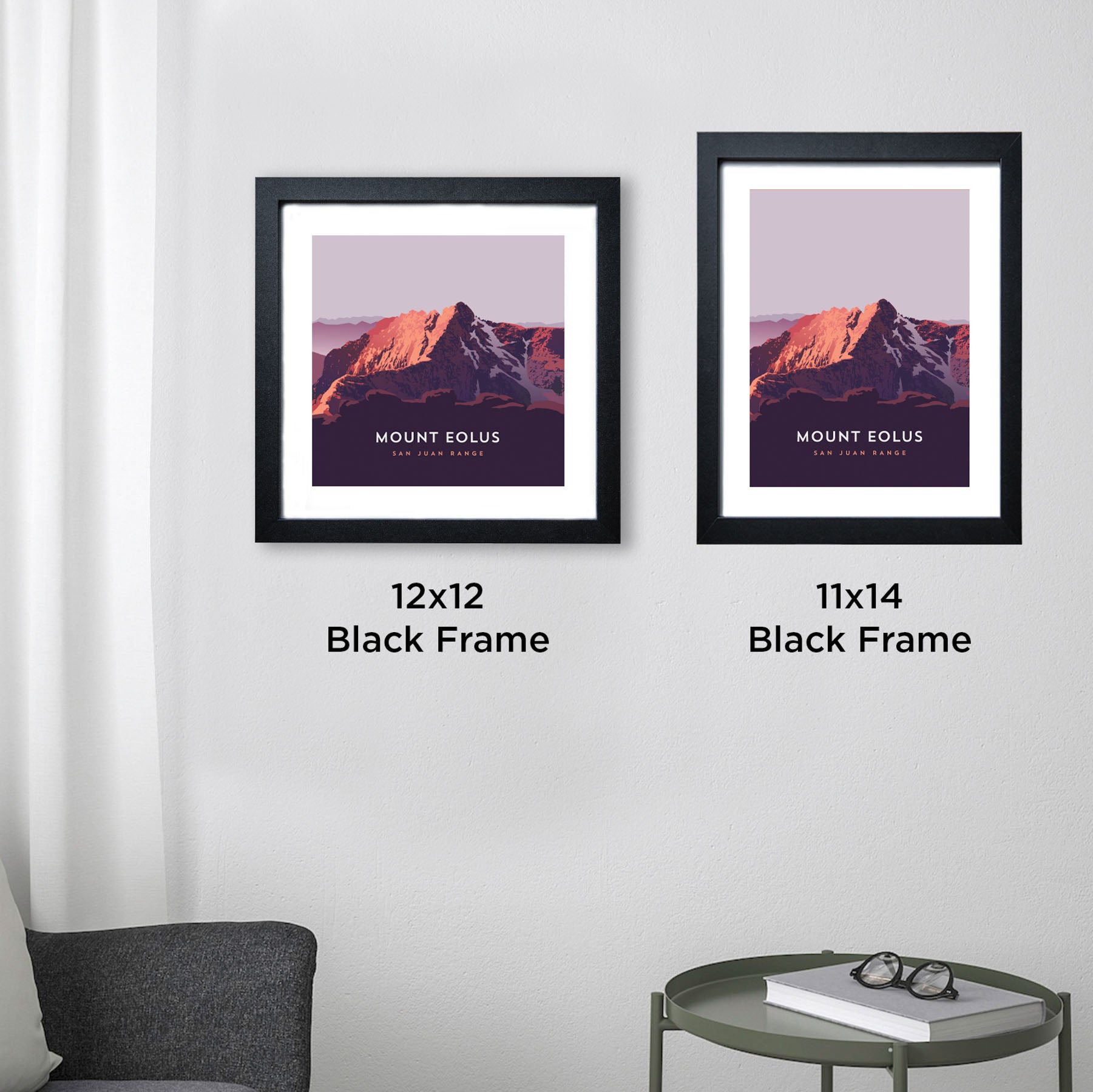 Mount Eolus Colorado 14er Framed Poster