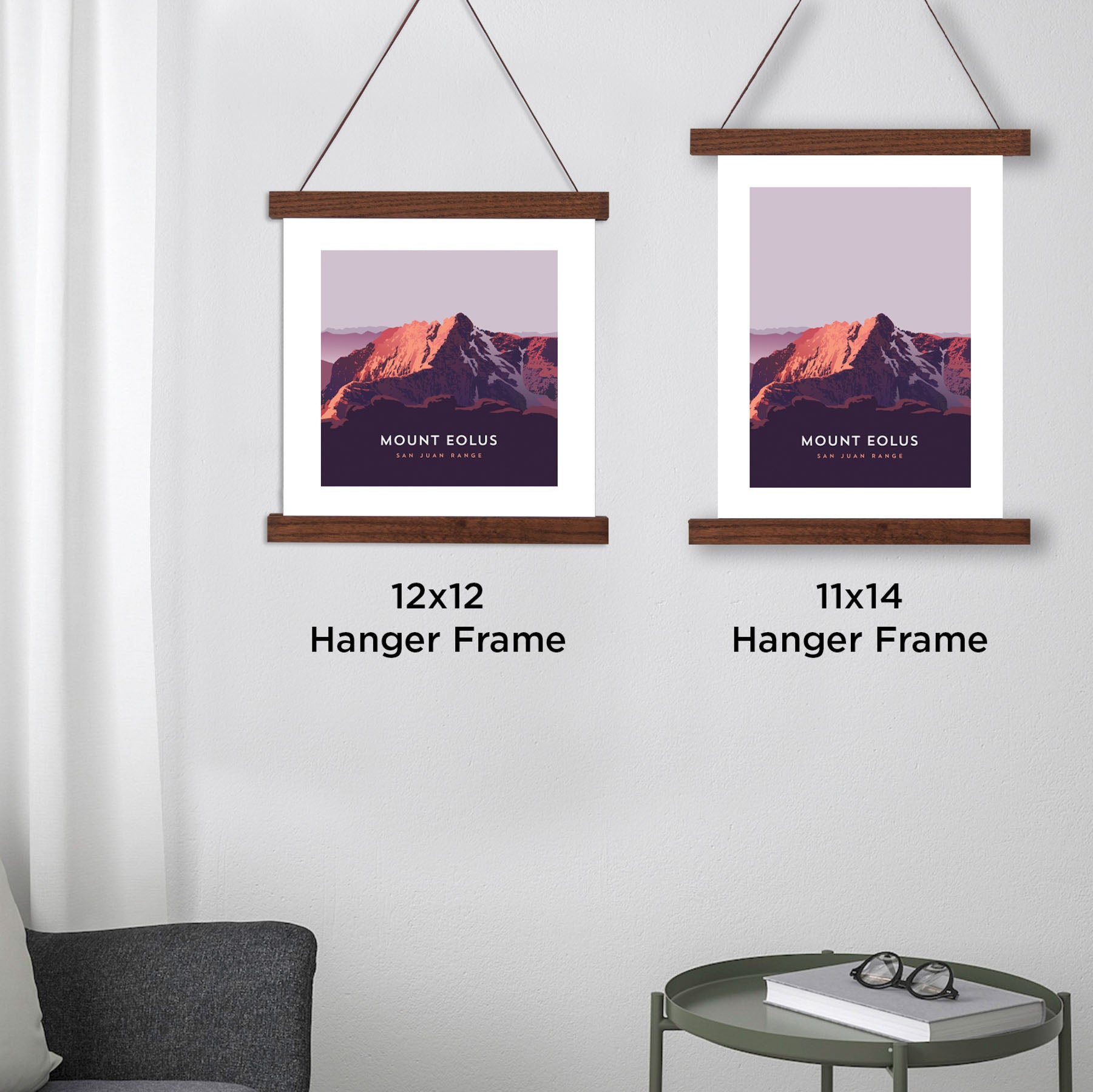 Mount Eolus Colorado 14er Hanger Frame Poster