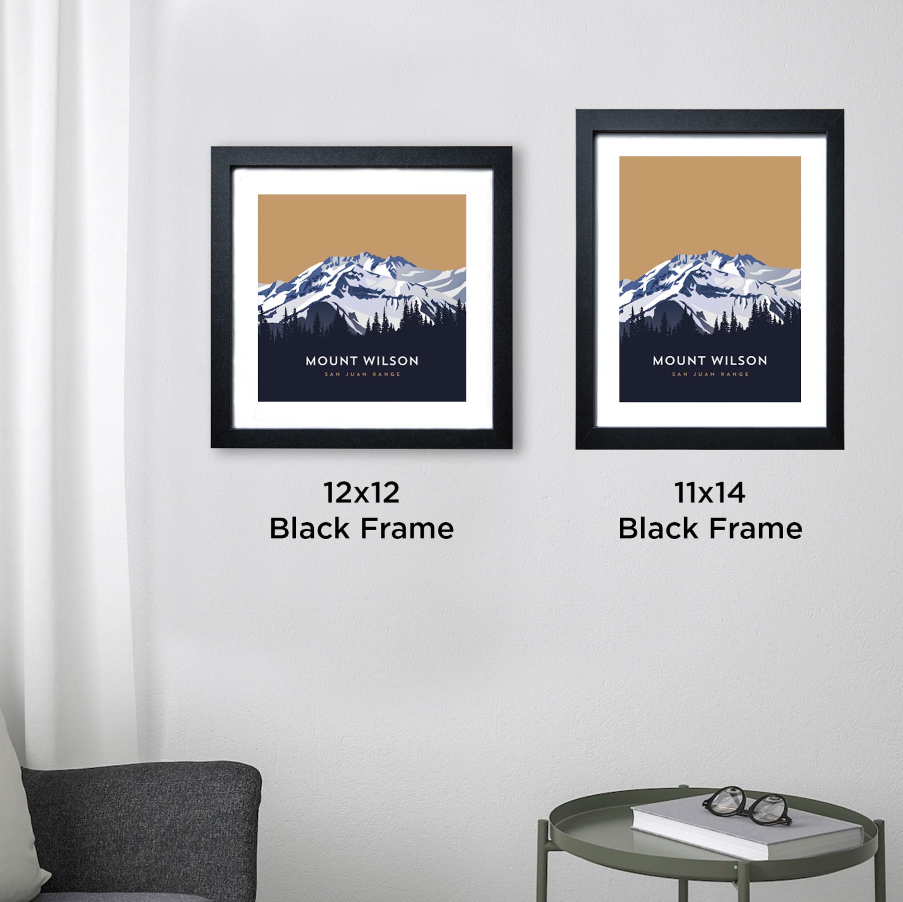 Mount Wilson Colorado 14er Framed Poster