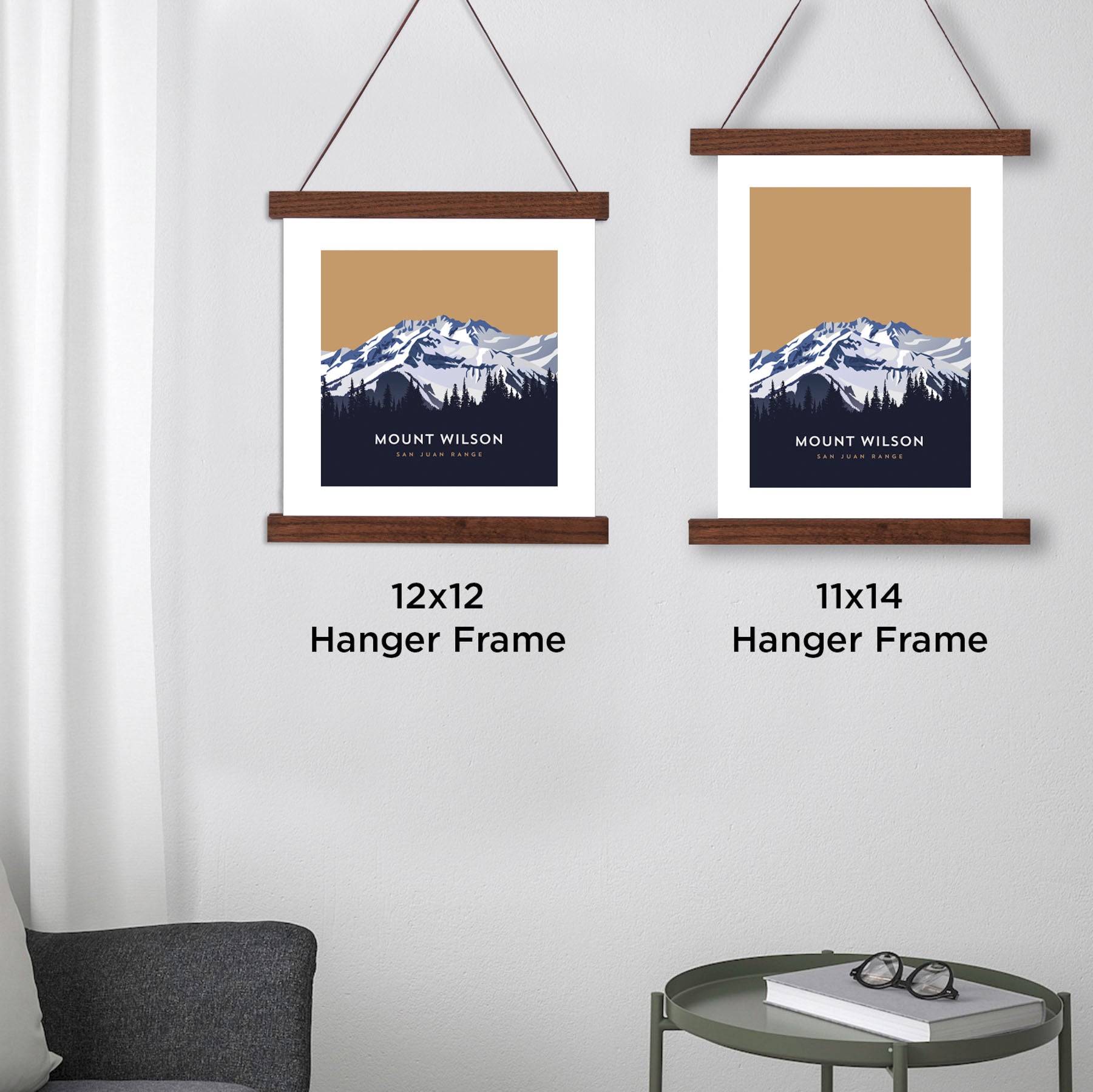Mount Wilson Colorado 14er Hanger Frame Poster