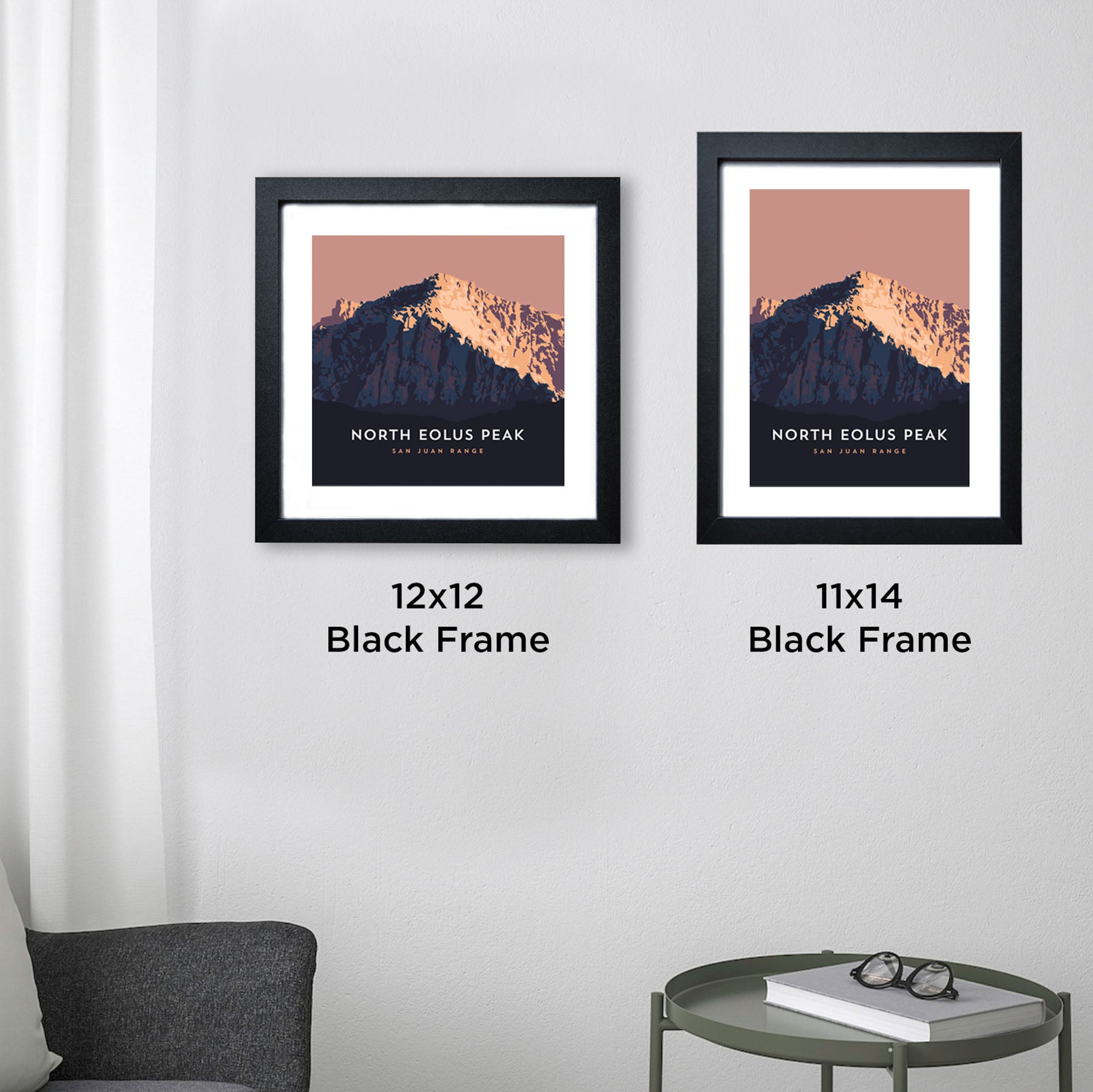North Eolus Colorado 14er Framed Art Print