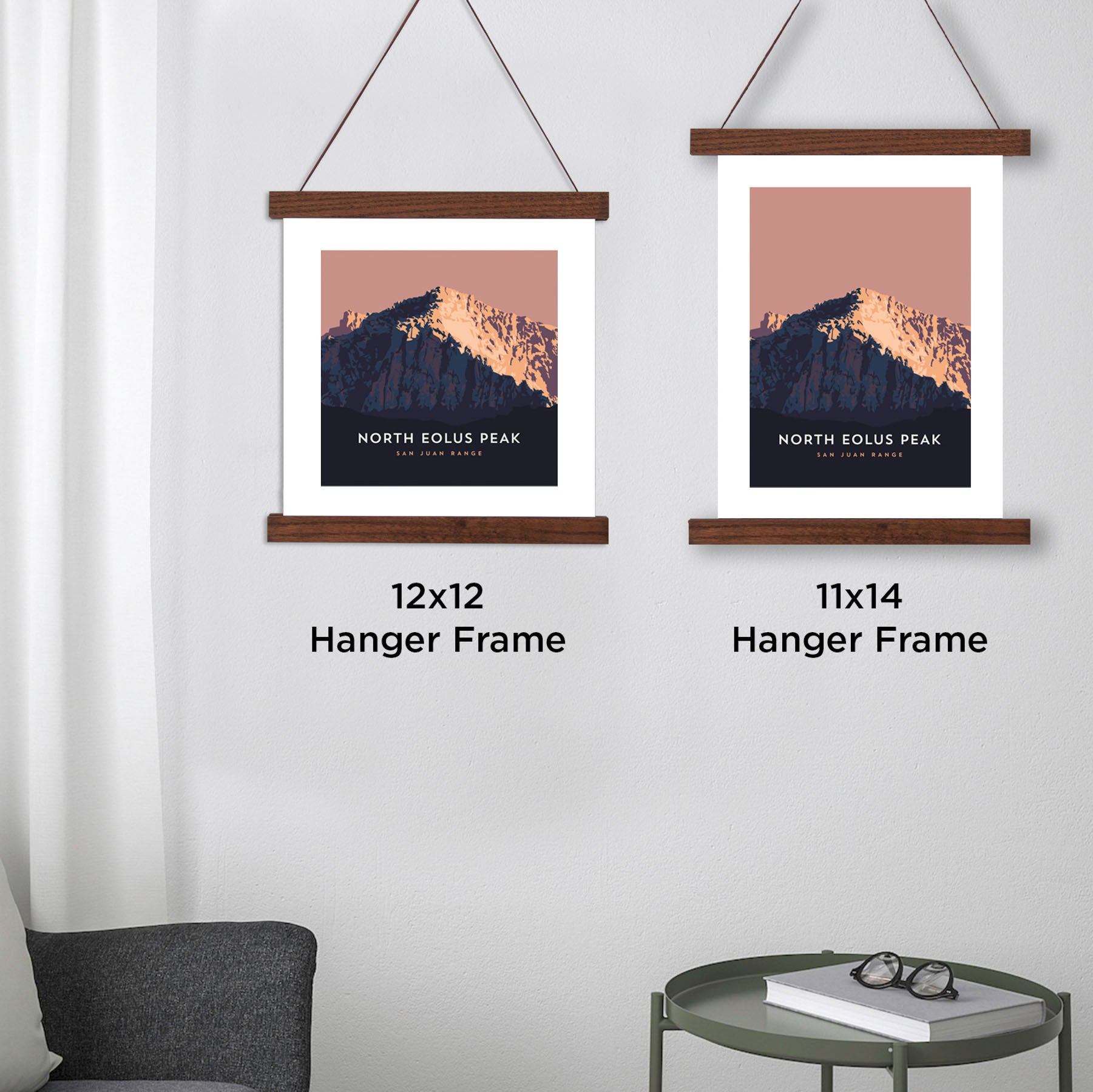 North Eolus Colorado 14er Hanger Frame Art Print