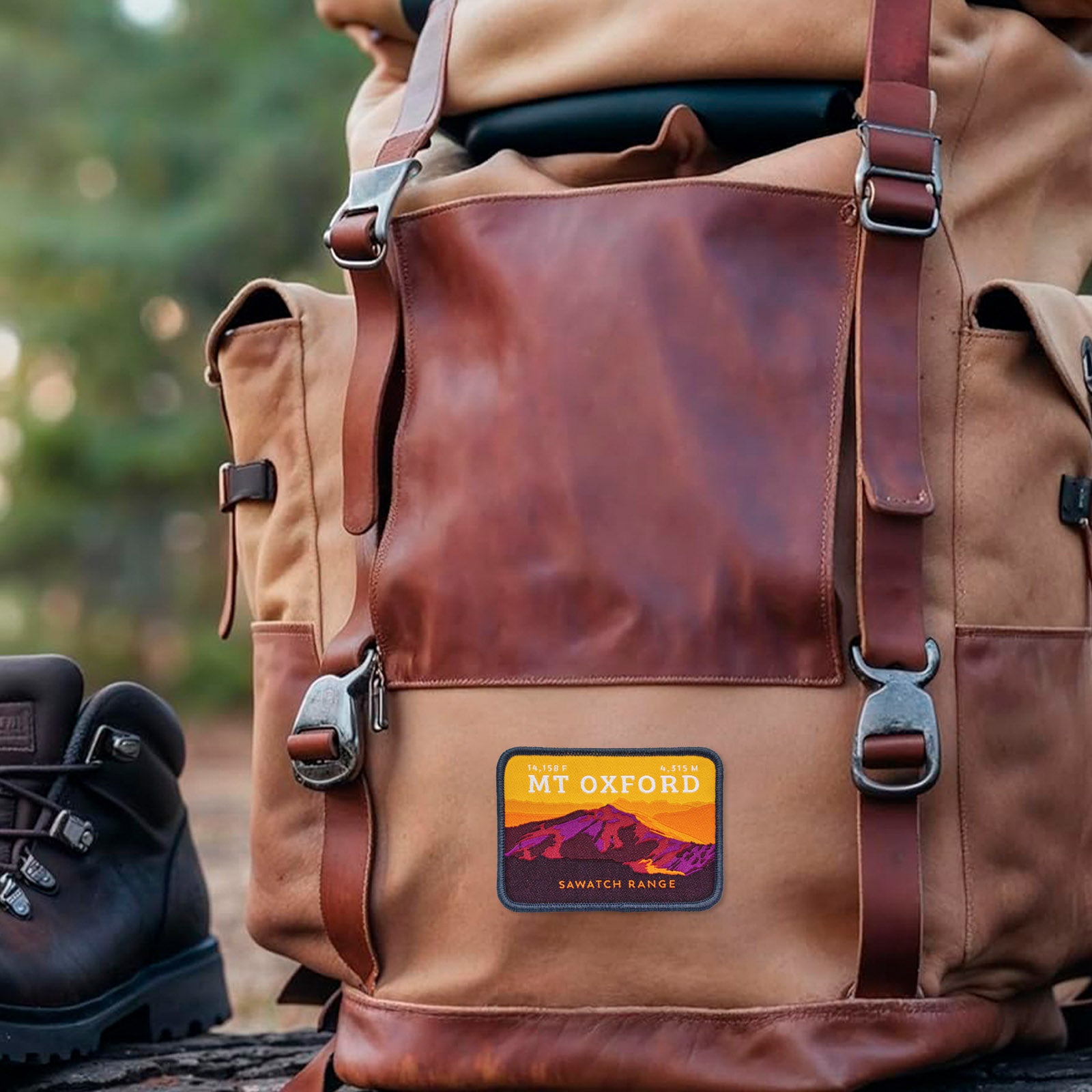 Mount Oxford Colorado 14er Patch