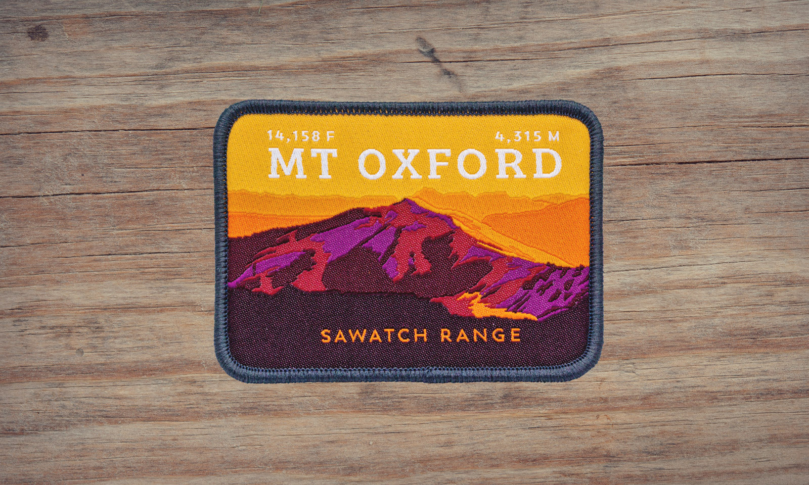 Mount Oxford Colorado 14er Patch