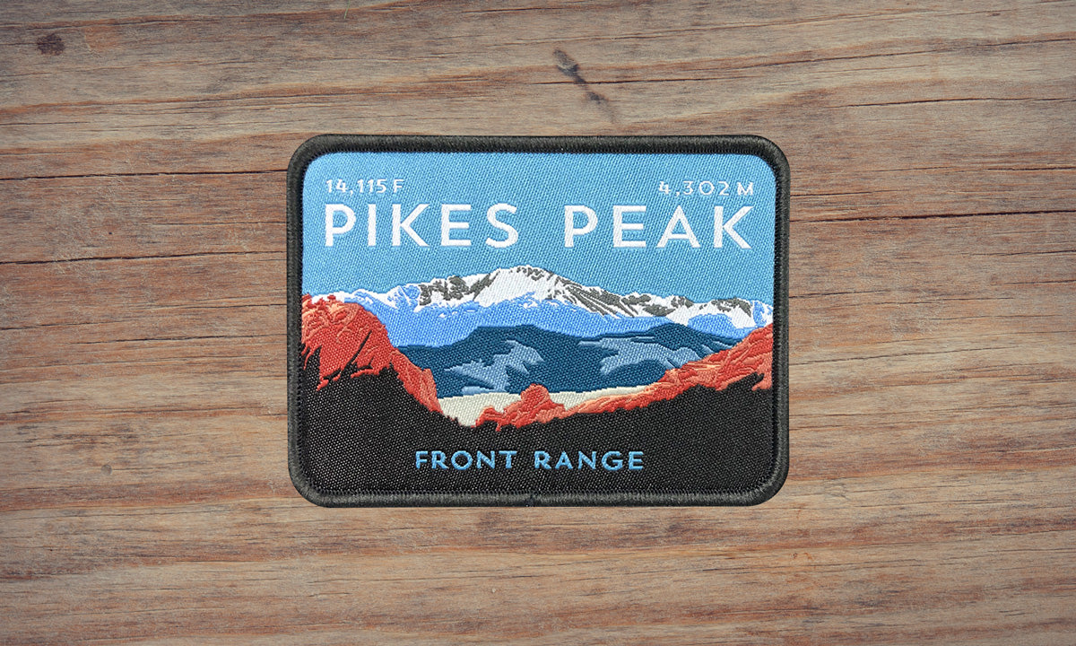 Pikes Peak Colorado 14er Patch