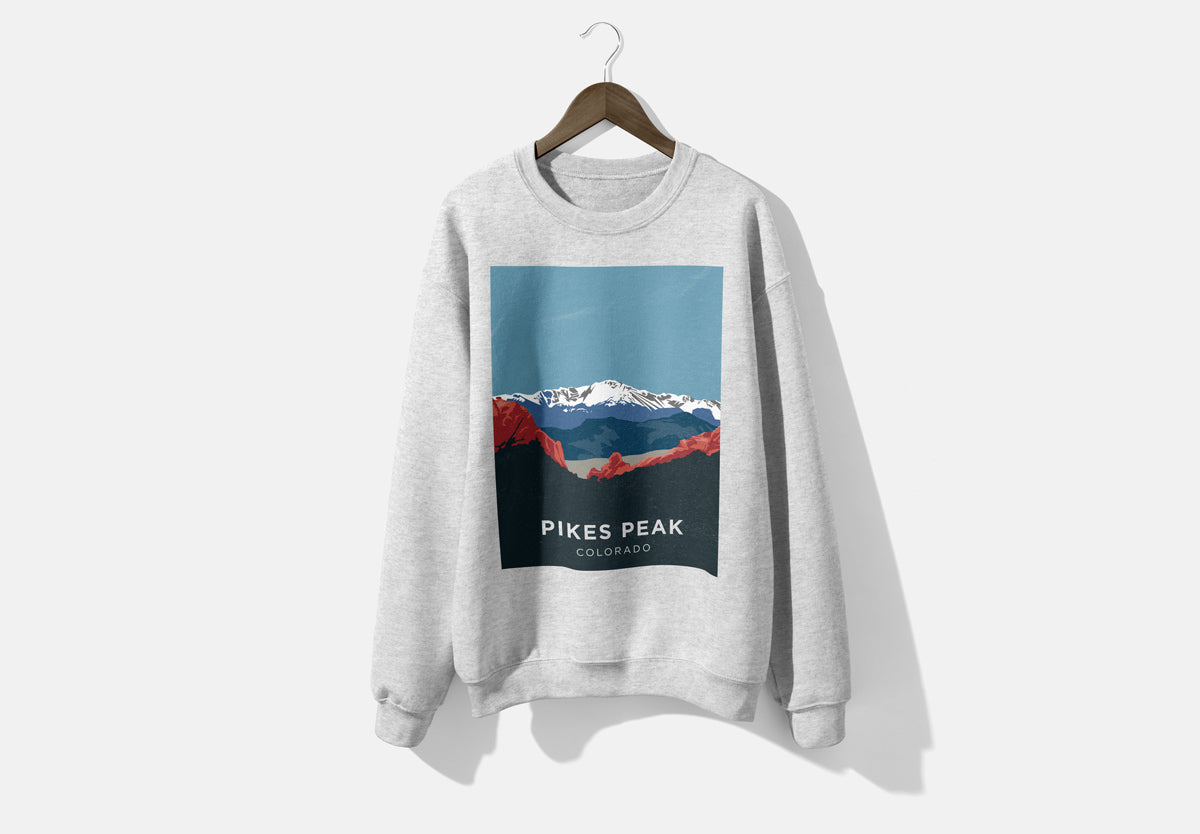Pikes Peak Colorado 14er Sweatshirt