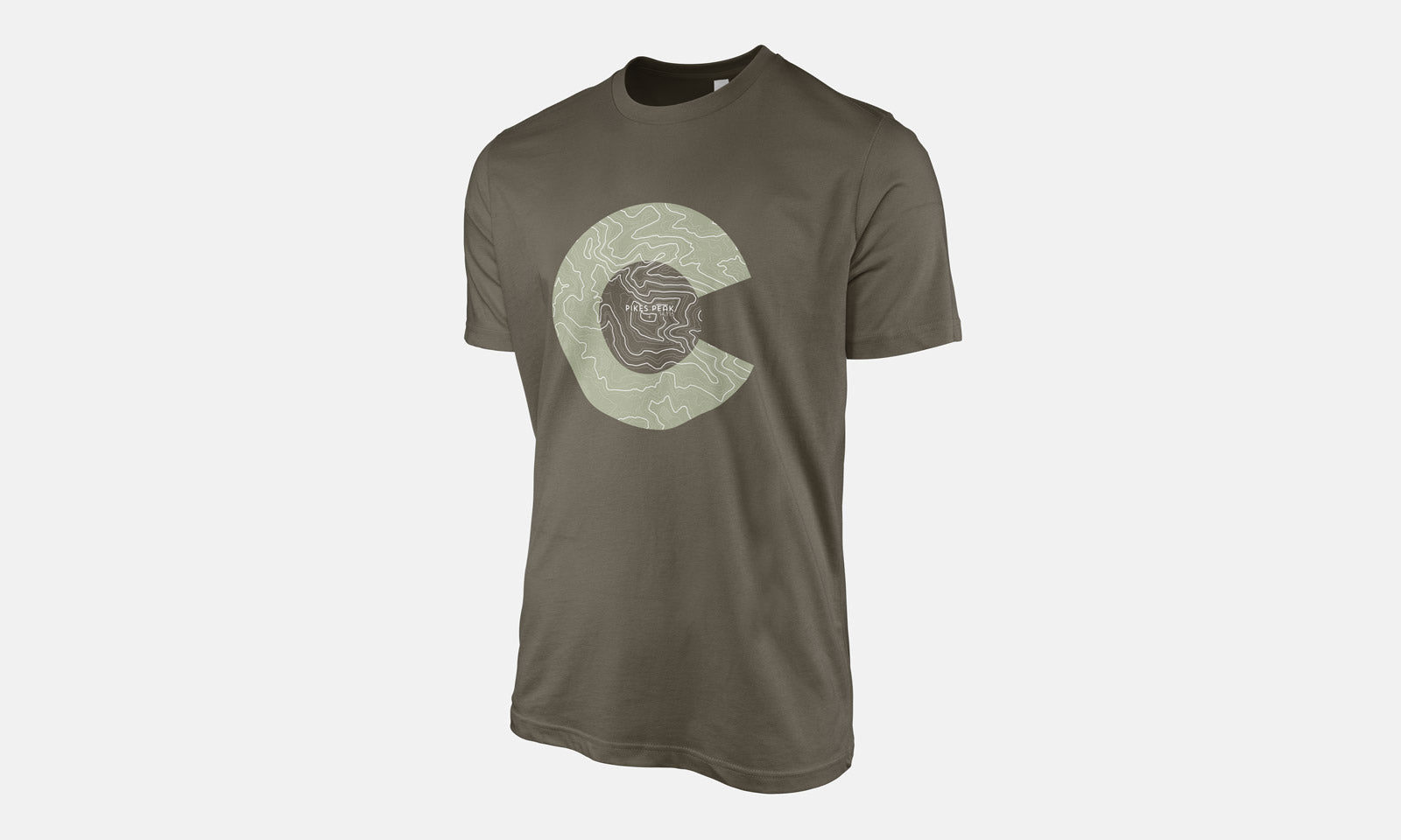 Pikes Peak Topo 14er Shirt
