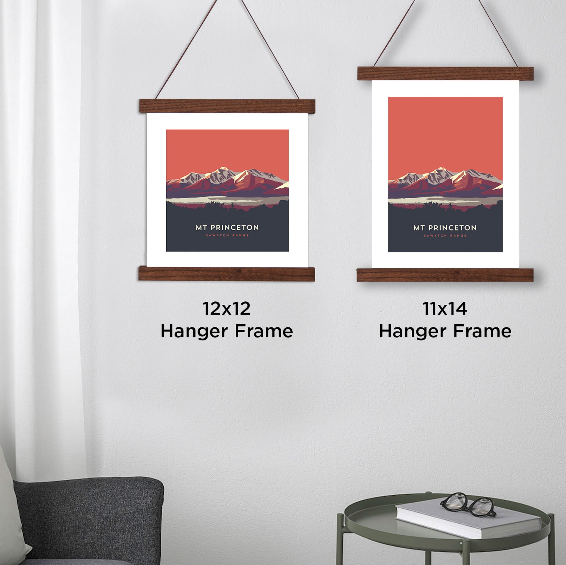 Mount Princeton Colorado 14er Hanger Frame Poster