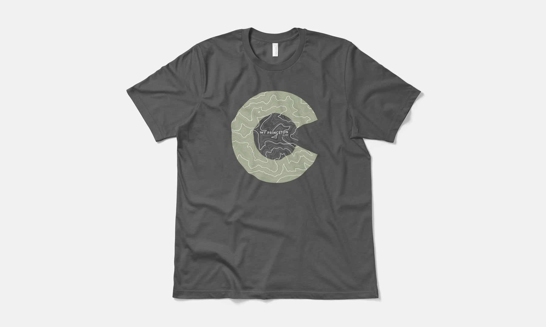 Mount Princeton Topo 14er Shirt