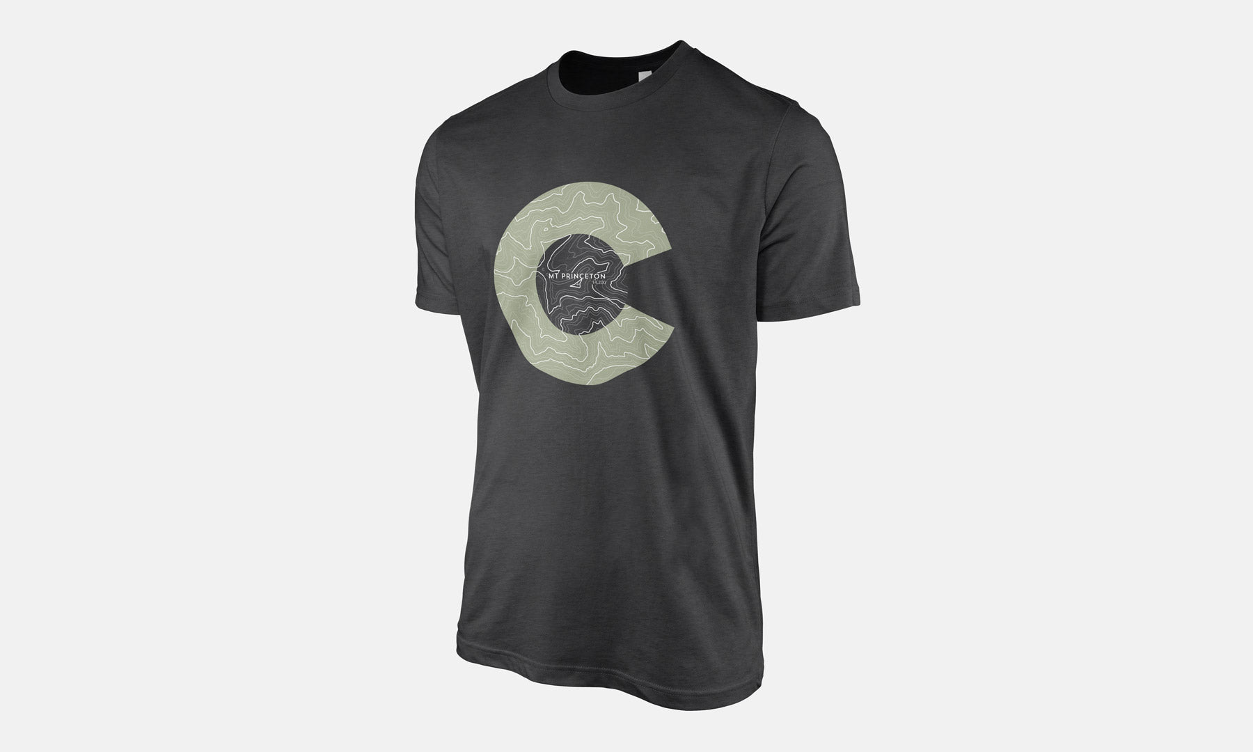 Mount Princeton Topo 14er Shirt