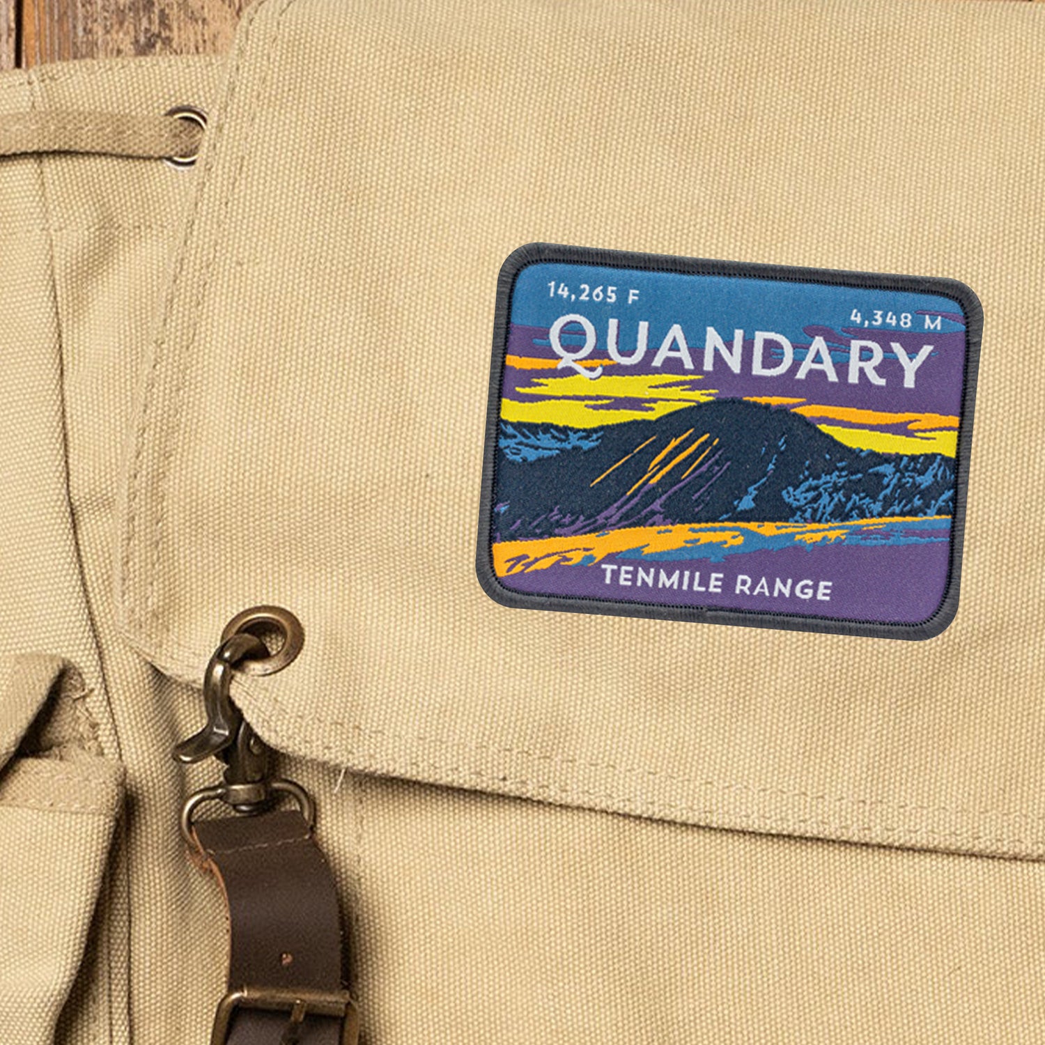 Quandary Peak Colorado 14er Patch
