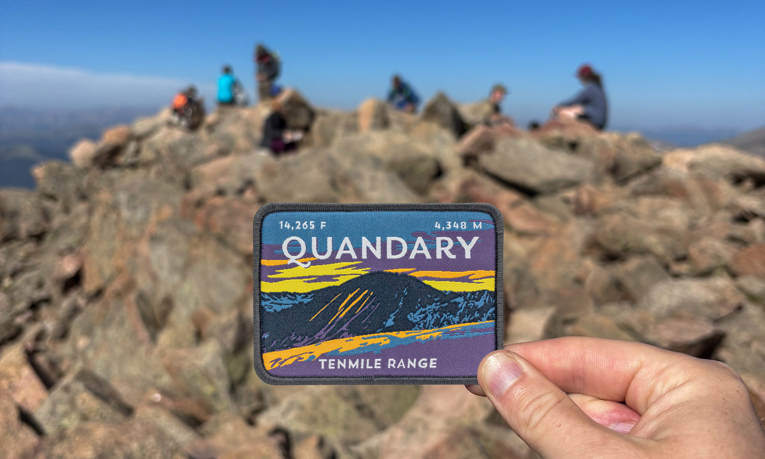 Quandary Peak Colorado 14er Patch
