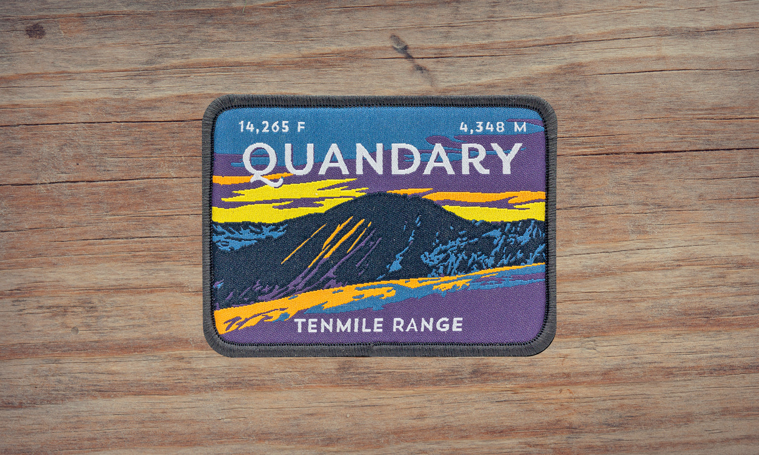 Quandary Peak Colorado 14er Patch