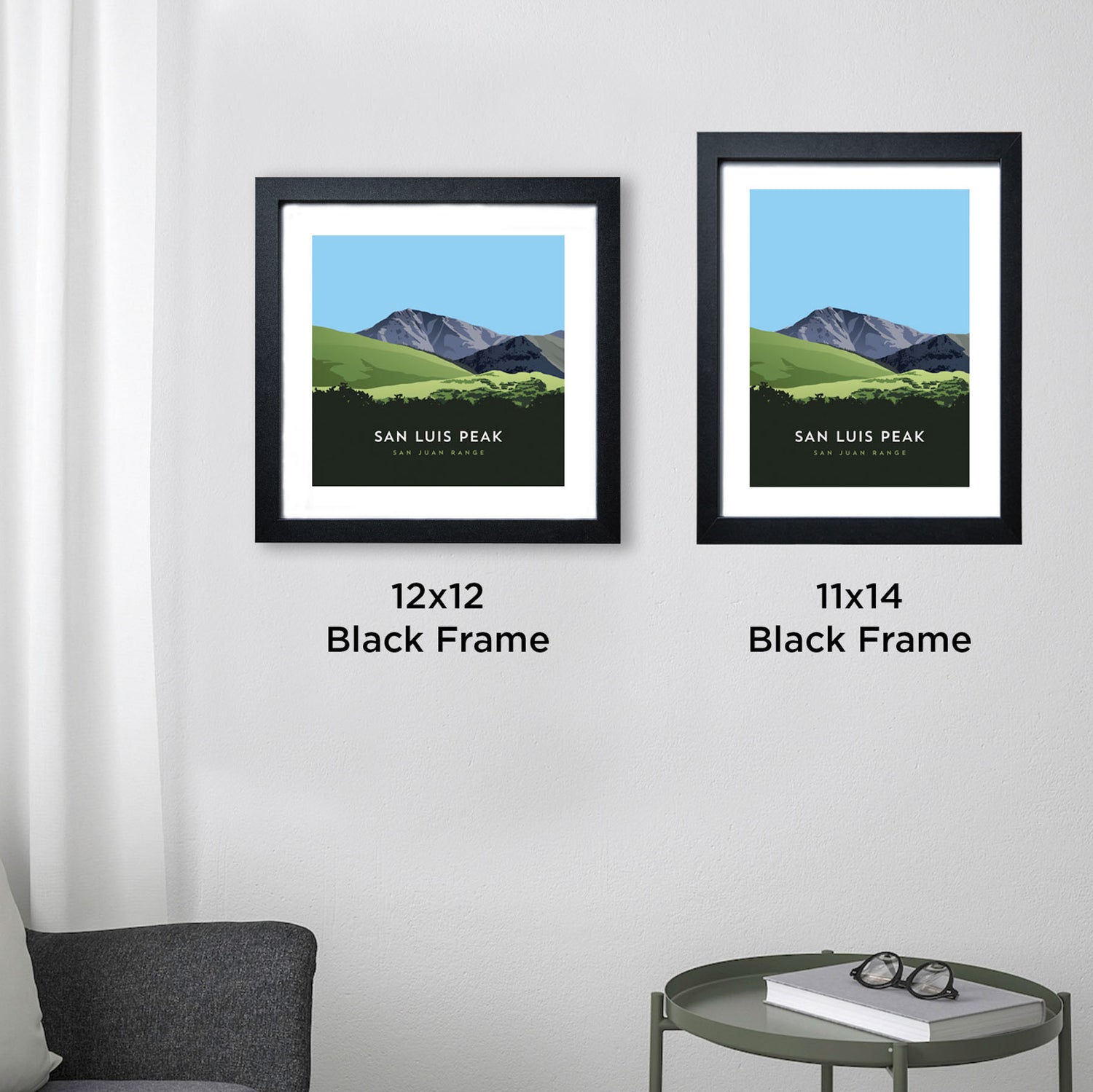 San Luis Peak Colorado 14er Framed Poster