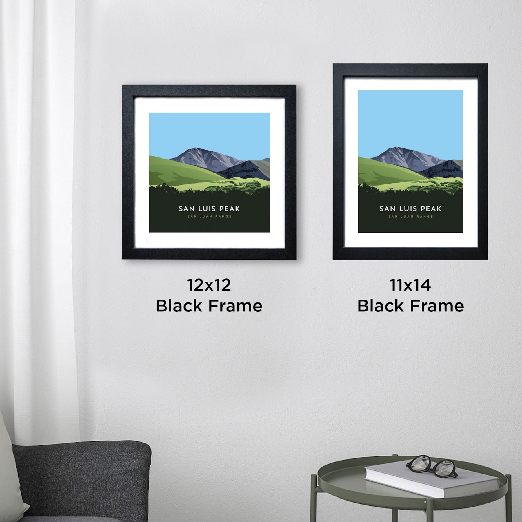 San Luis Peak Colorado 14er Framed Poster