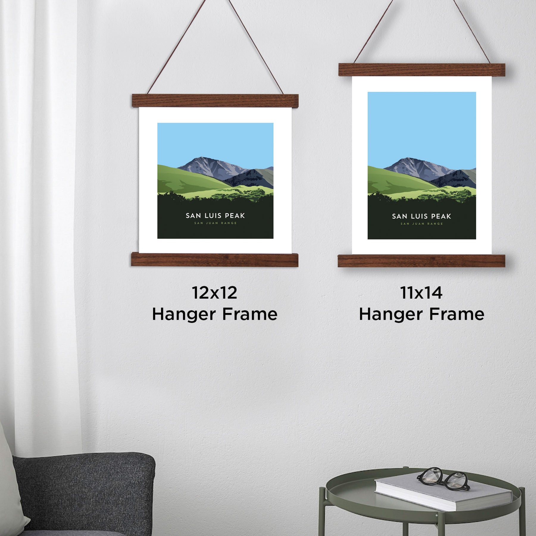 San Luis Peak Colorado 14er Hanger Frame Poster