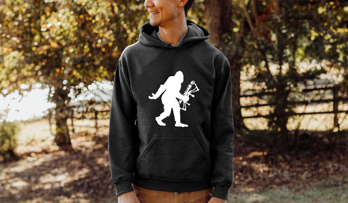 Sasquatch Archery Hunting Hooded Sweatshirt