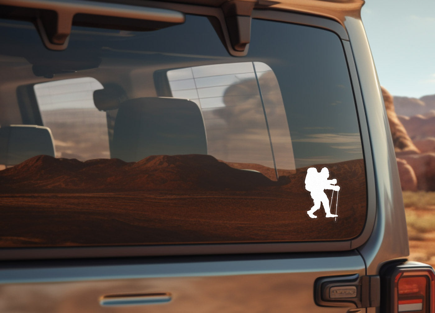 Sasquatch Backpacking Sticker