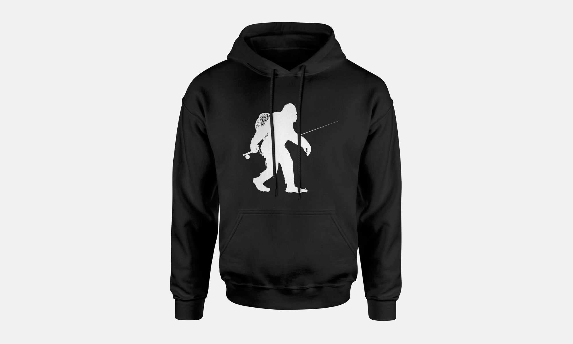 Sasquatch Fly Fishing Hoodie