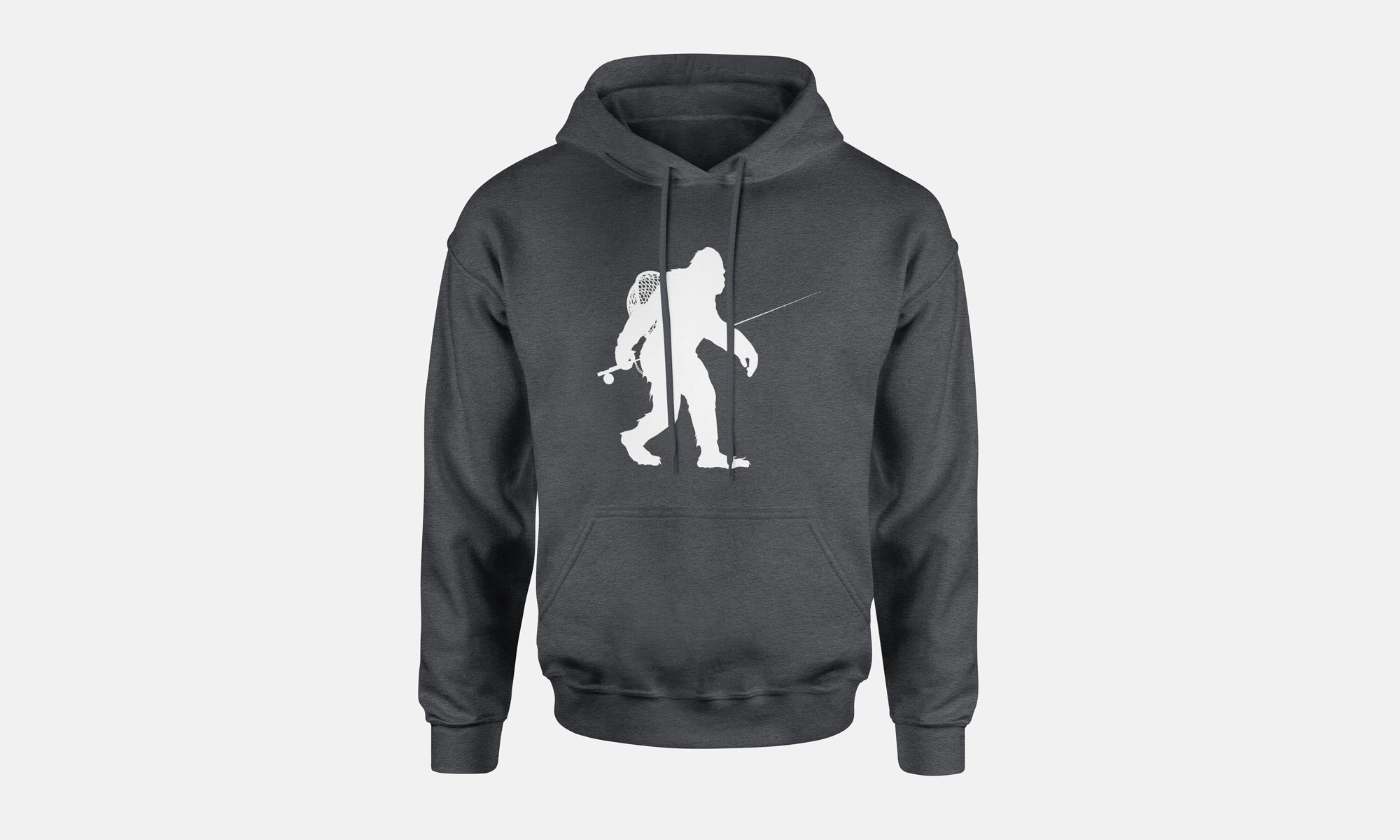 Sasquatch Fly Fishing Hoodie