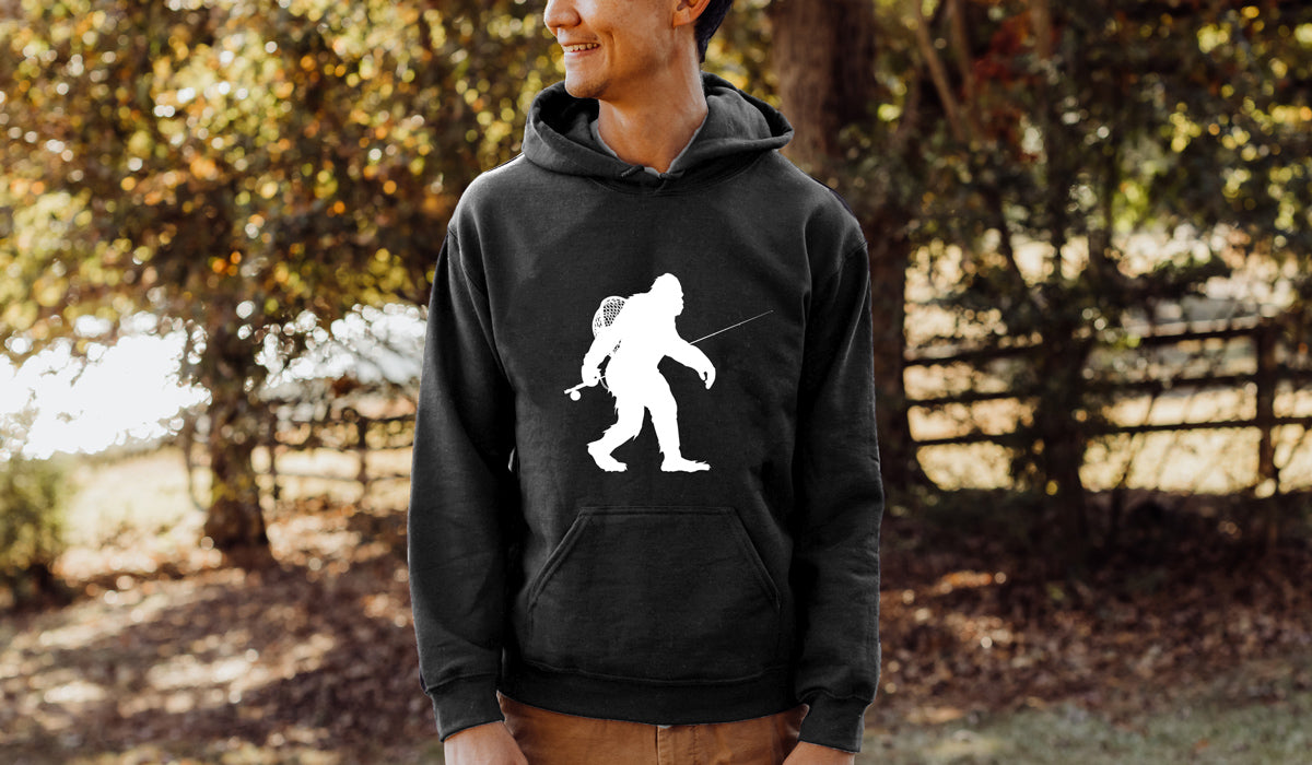 Sasquatch Fly Fishing Hoodie