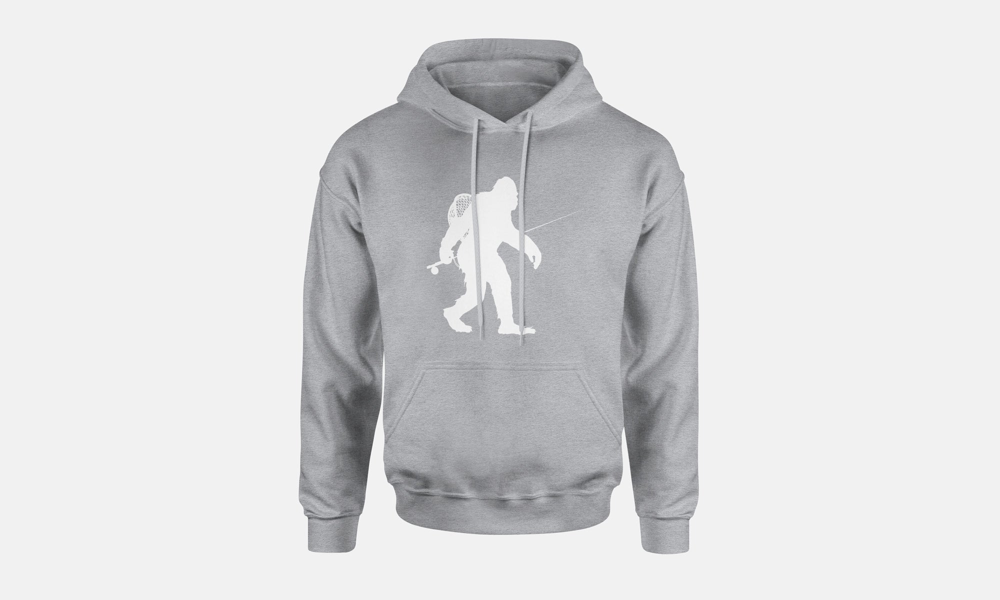 Sasquatch Fly Fishing Hoodie