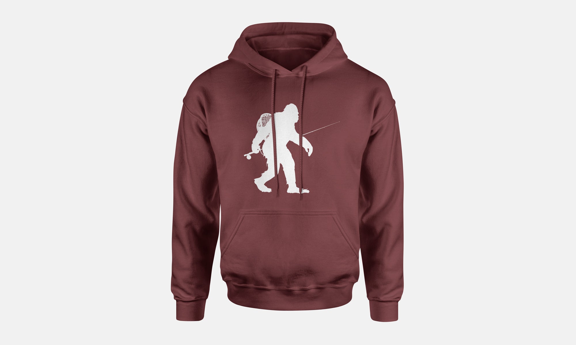 Sasquatch Fly Fishing Hoodie
