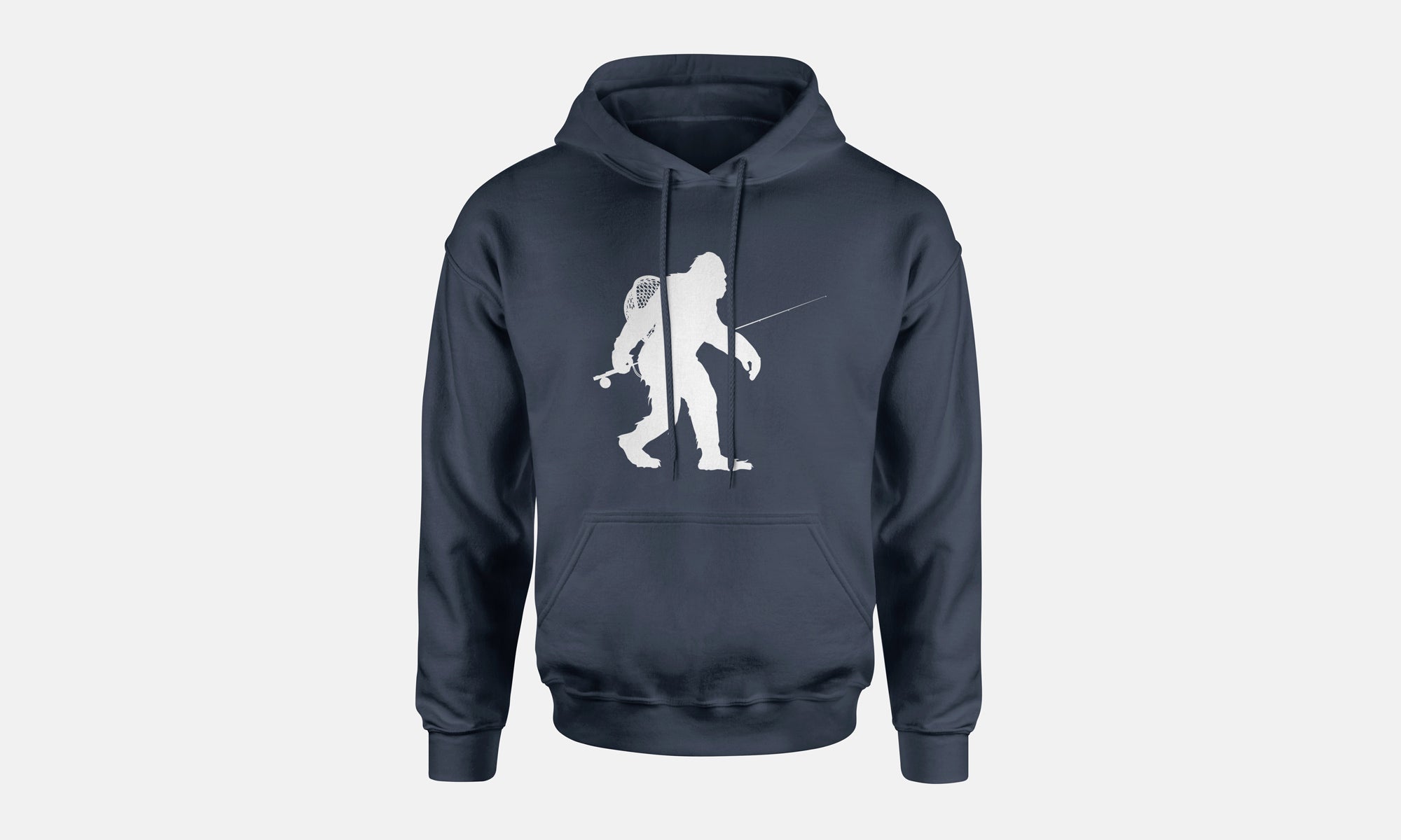 Sasquatch Fly Fishing Hoodie