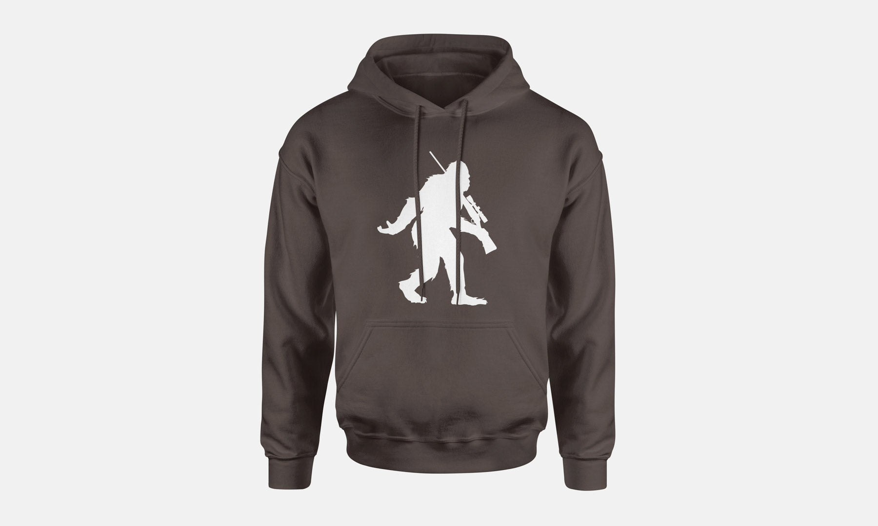 Sasquatch Rifle Hunting Hooded Sweatshirt